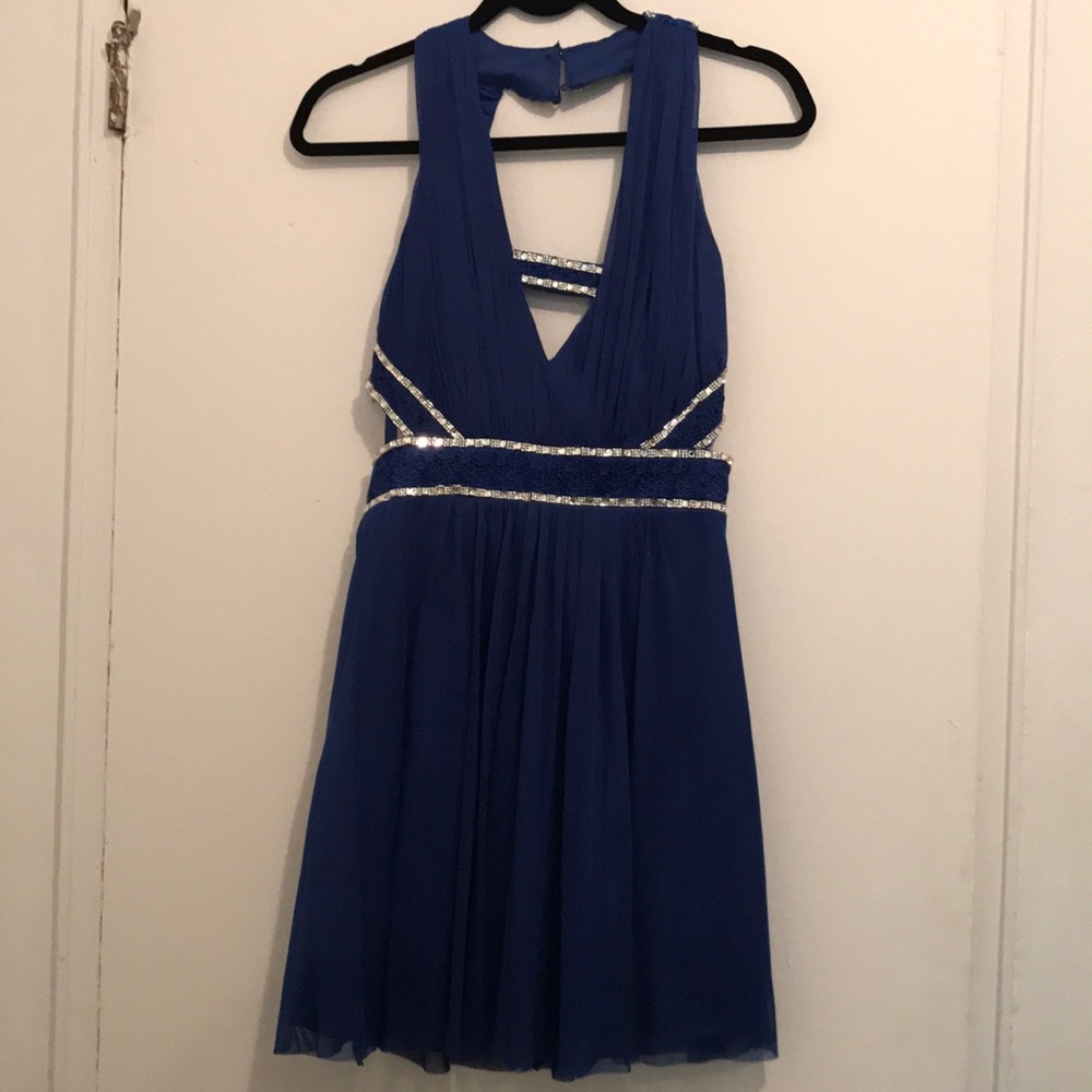 Formal blue dress